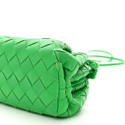 Bottega Veneta Nappa Intrecciato The Mini Pouch Clutch Parakeet 9 of 10