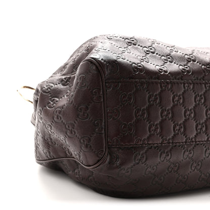 Gucci Guccissima Medium Sukey Tote Chocolate 9 of 10