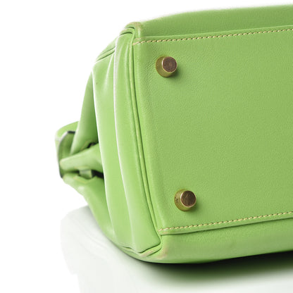 Hermes Veau Gulliver Kelly Retourne 32 Vert Cru 35 of 46