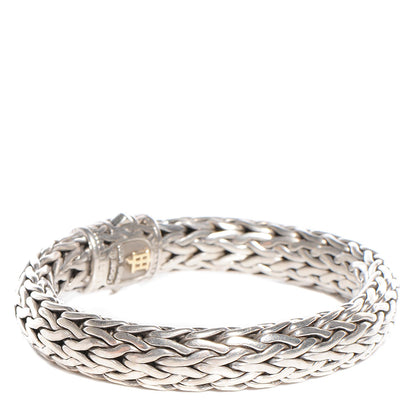 John Hardy Sterling silver Pave Diamonds Classic Chain Clasp Bracelet Medium 3 of 6
