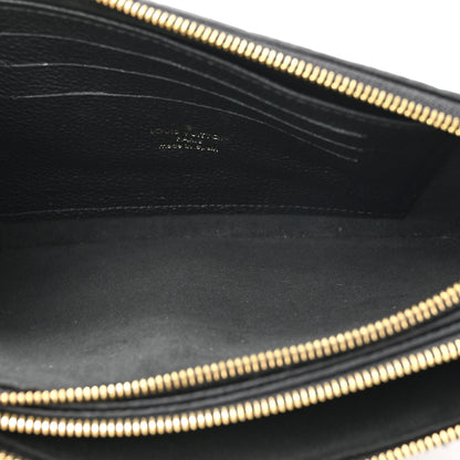Louis Vuitton Empreinte Double Zip Pochette Black 5 of 12