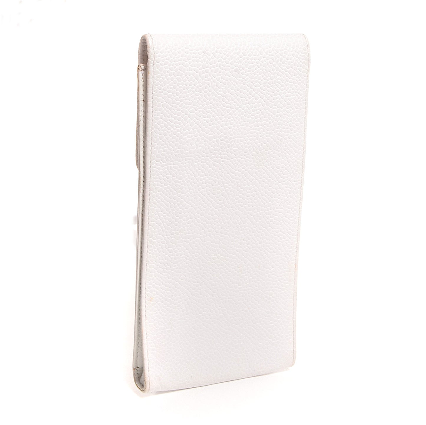 Caviar CC Eyeglasses Case White