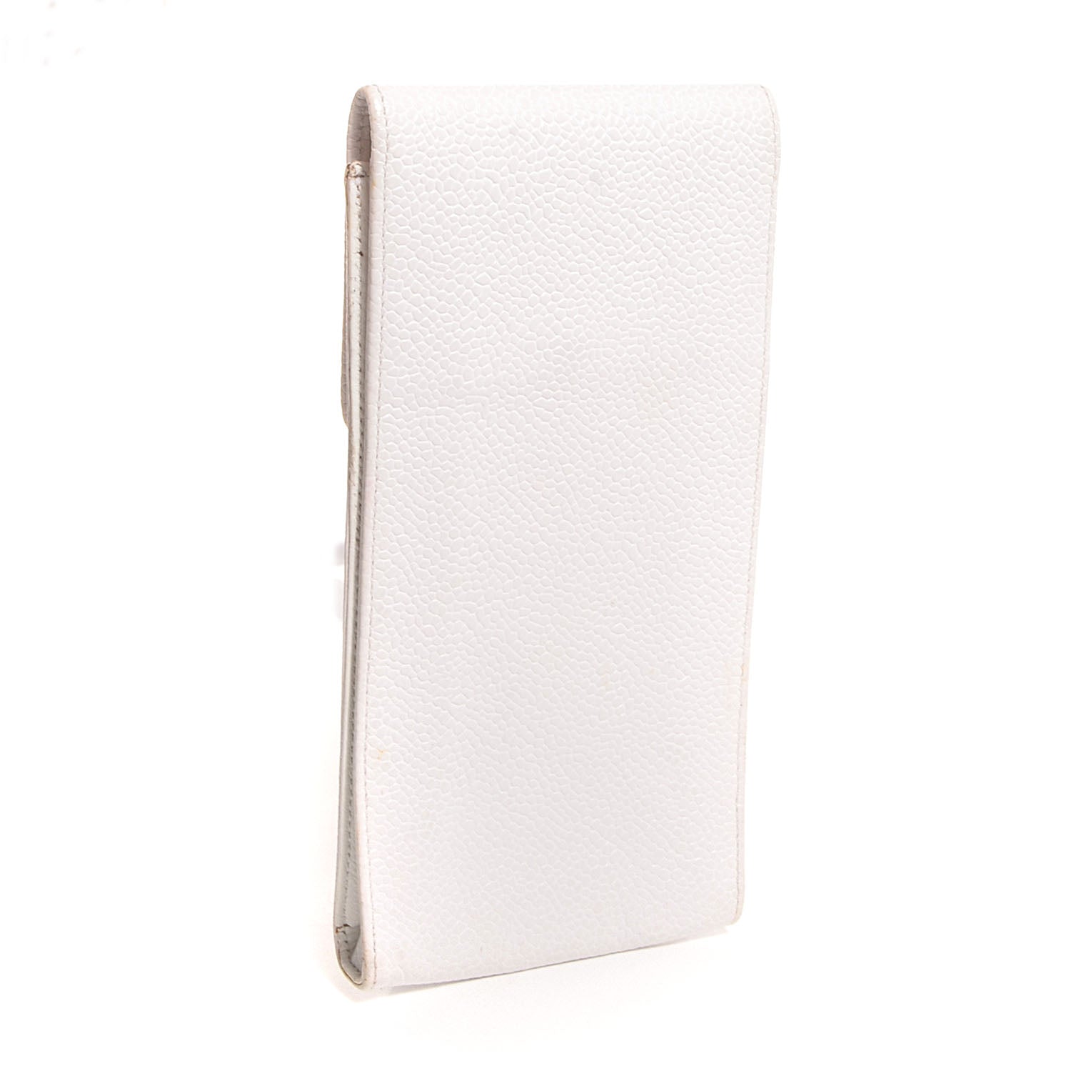 Chanel Caviar CC Eyeglasses Case White 3 of 7