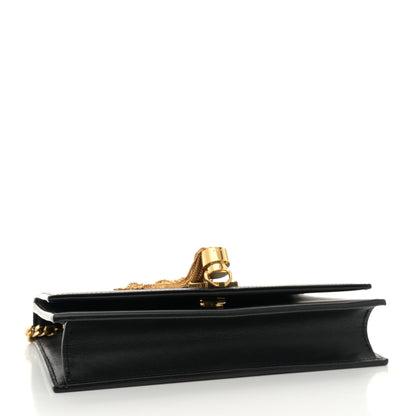 Saint Laurent Smooth Calfskin Classic Monogram Kate Tassel Chain Wallet Black 4 of 10