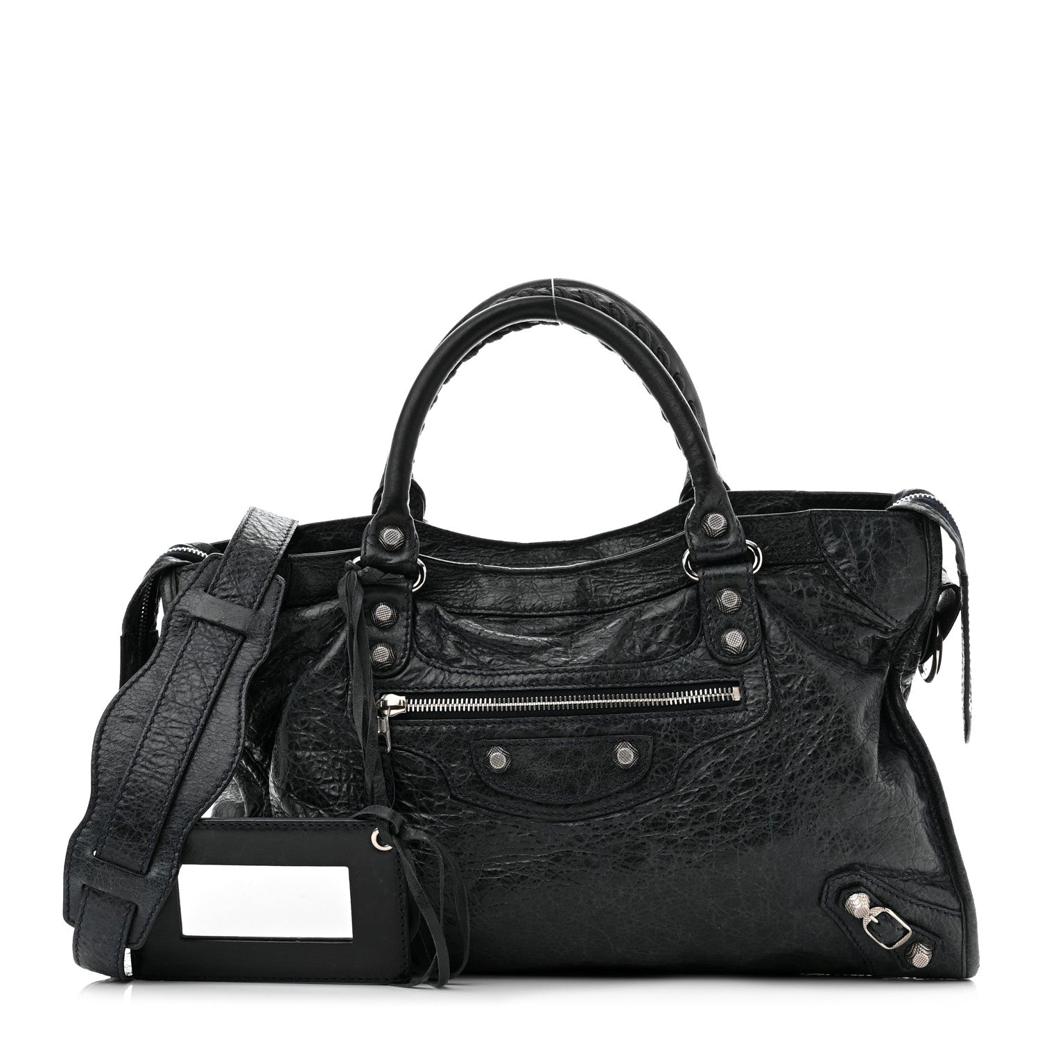 Balenciaga Agneau Giant 12 Silver Hardware City Dark Night 1 of 9