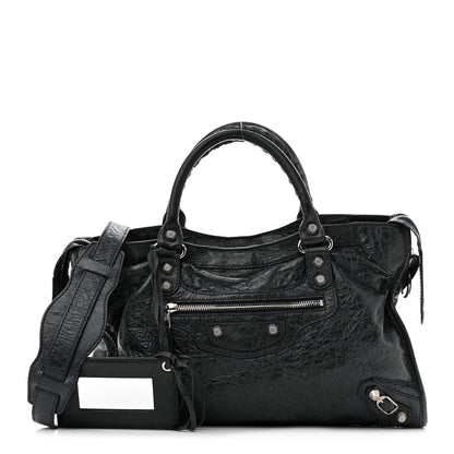 Balenciaga Agneau Giant 12 Silver Hardware City Dark Night 1 of 9