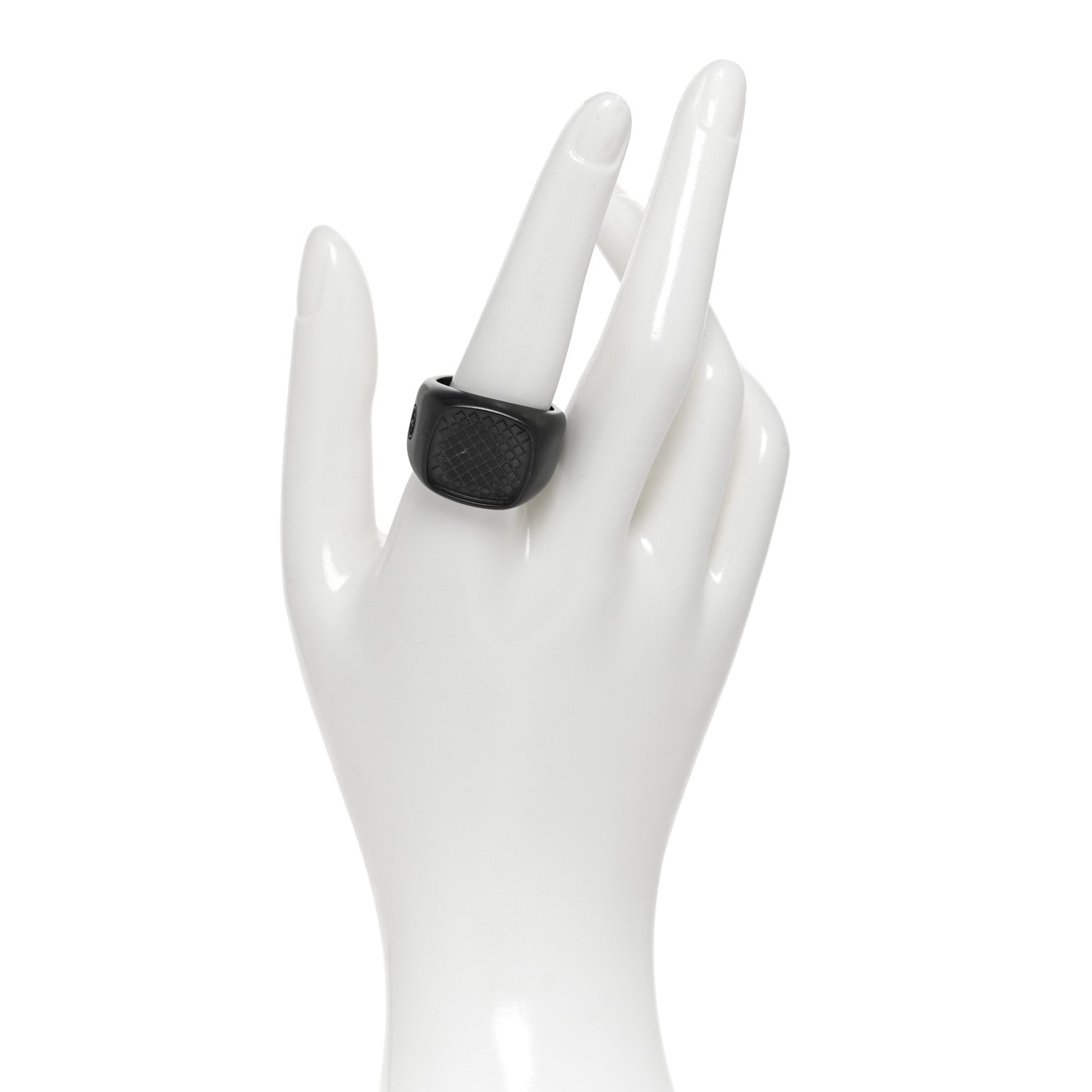 David Yurman Titanium Signet Ring 63 10.25 2 of 4