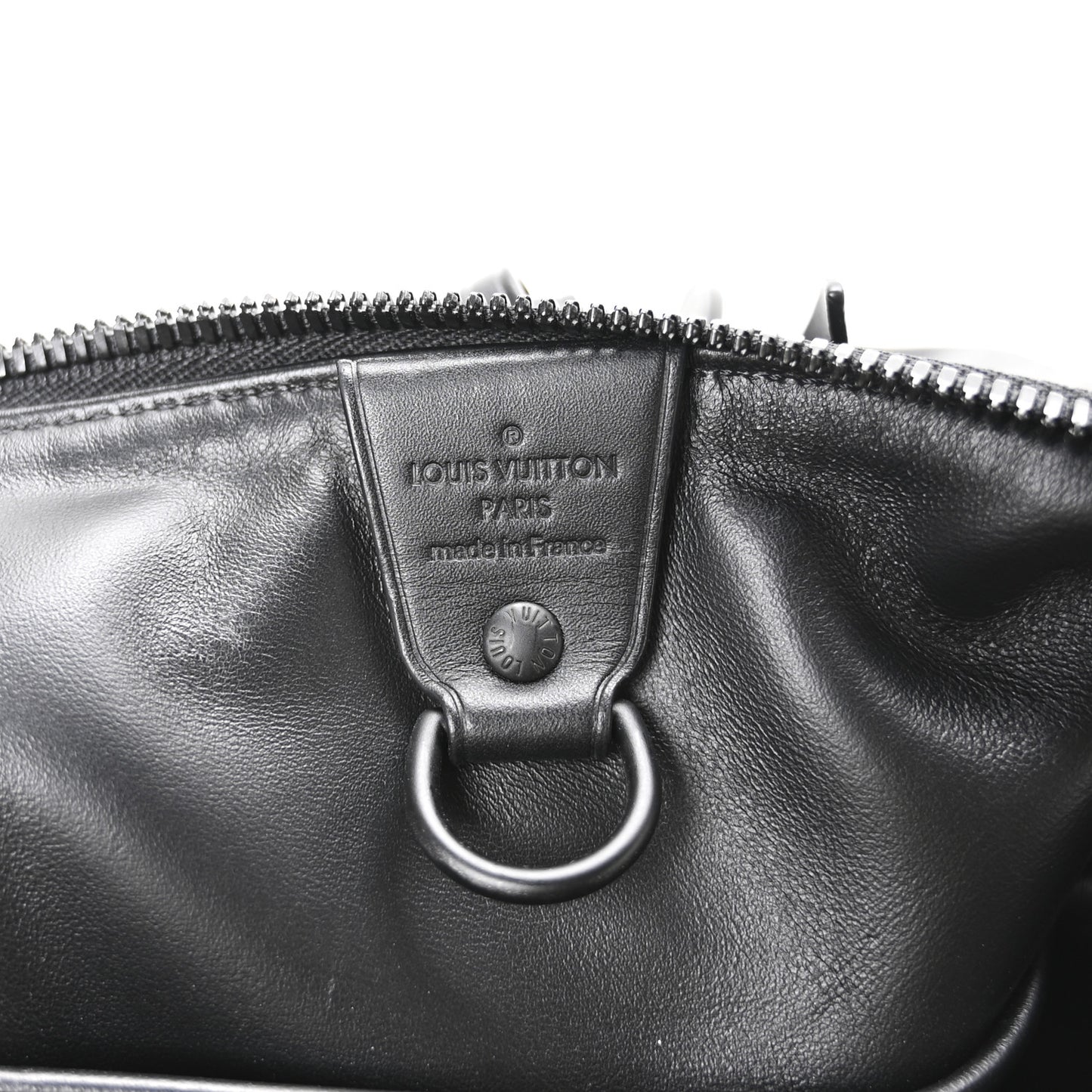 Calfskin Monogram Speedy P9 Bandouliere 40 Ultra Black