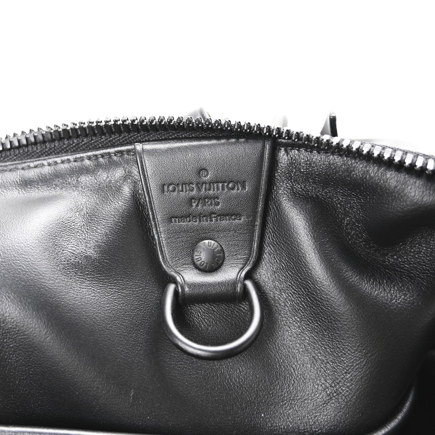 Louis Vuitton Calfskin Monogram Speedy P9 Bandouliere 40 Ultra Black 7 of 13