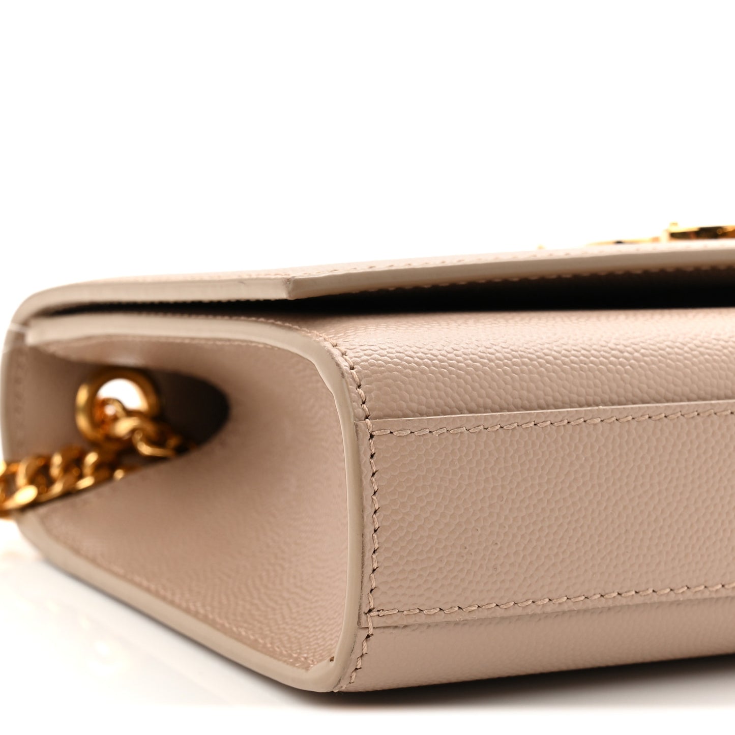 Grain De Poudre Small Monogram Kate Satchel Dark Beige