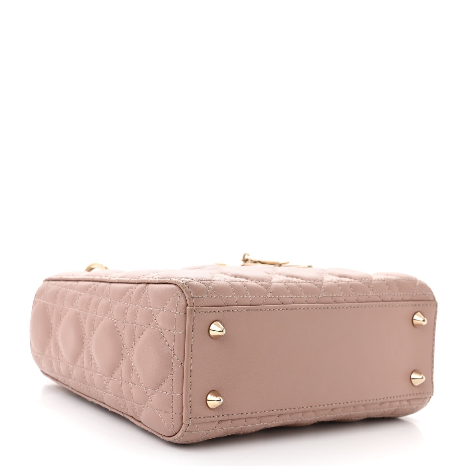 Christian Dior Lambskin Cannage Small My ABCDior Lady Dior Blush 4 of 13