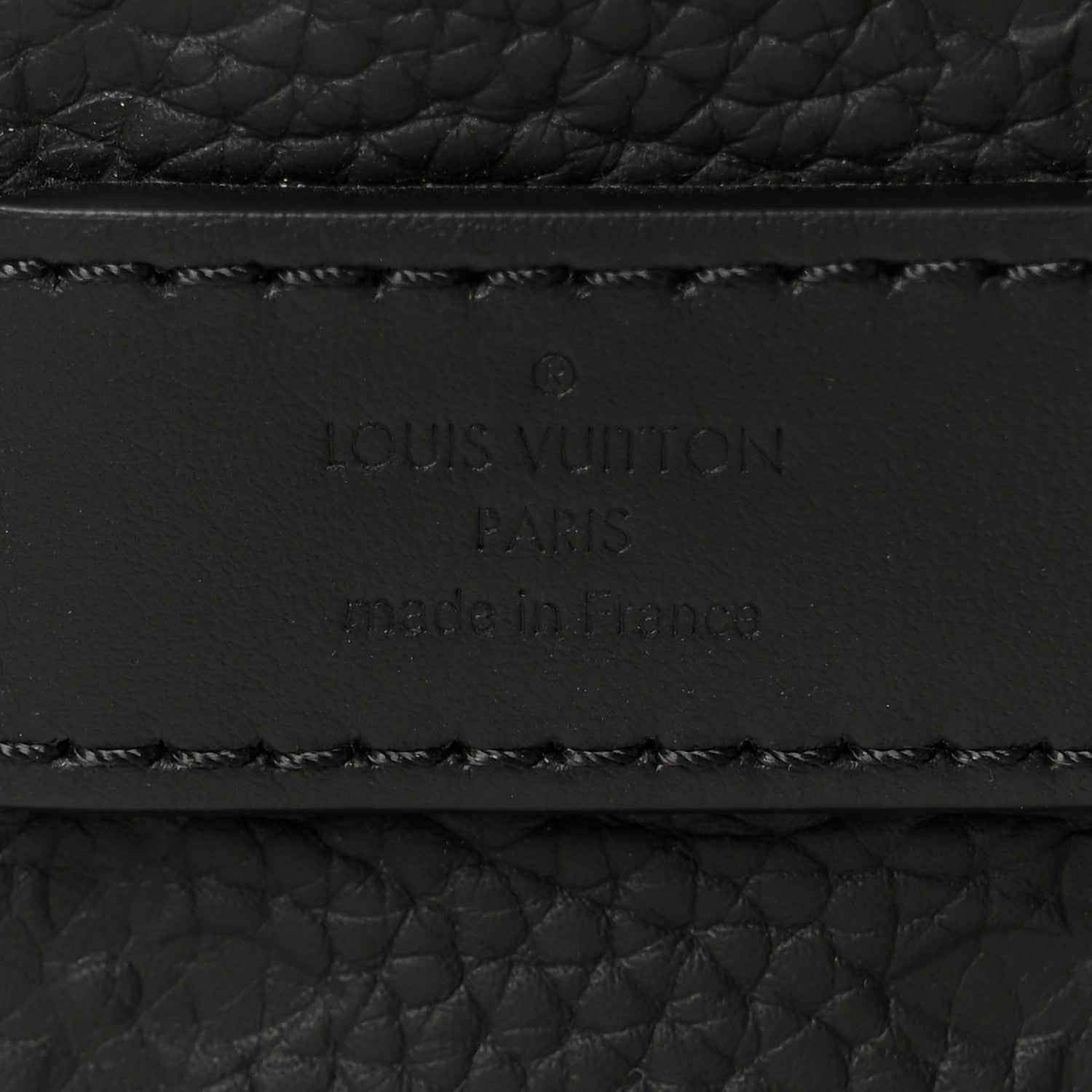 Louis Vuitton Monogram Taurillon Keepall Bandouliere 25 Black 6 of 10