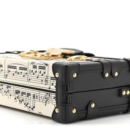 Louis Vuitton Calfskin LV Symphony Petite Malle White Black 14 of 21