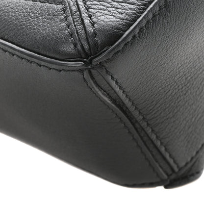 Loewe Calfskin Mini Puzzle Bumbag Black 9 of 9