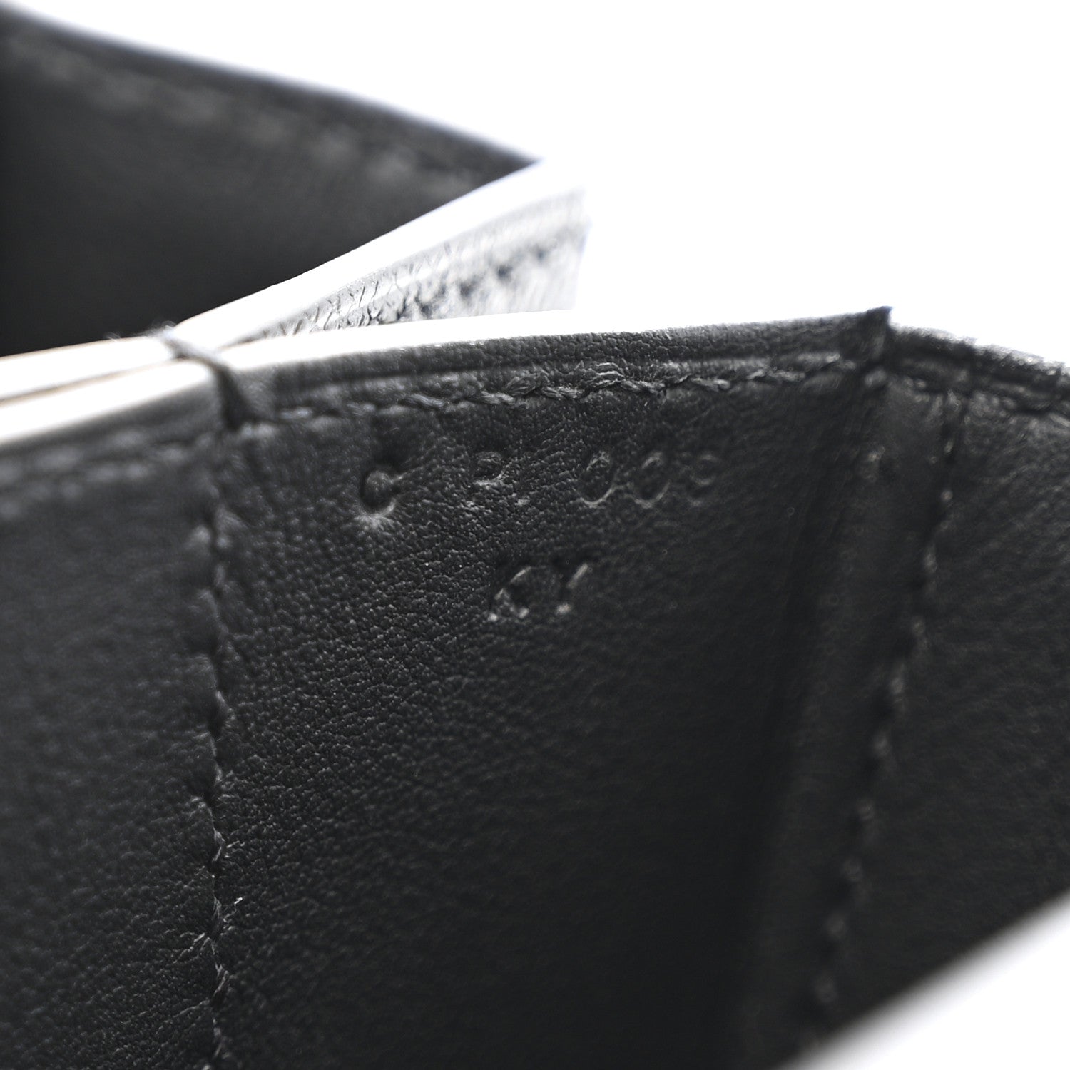 Hermes Grained Monsieur Mosaique Au 24-21 Black 8 of 16