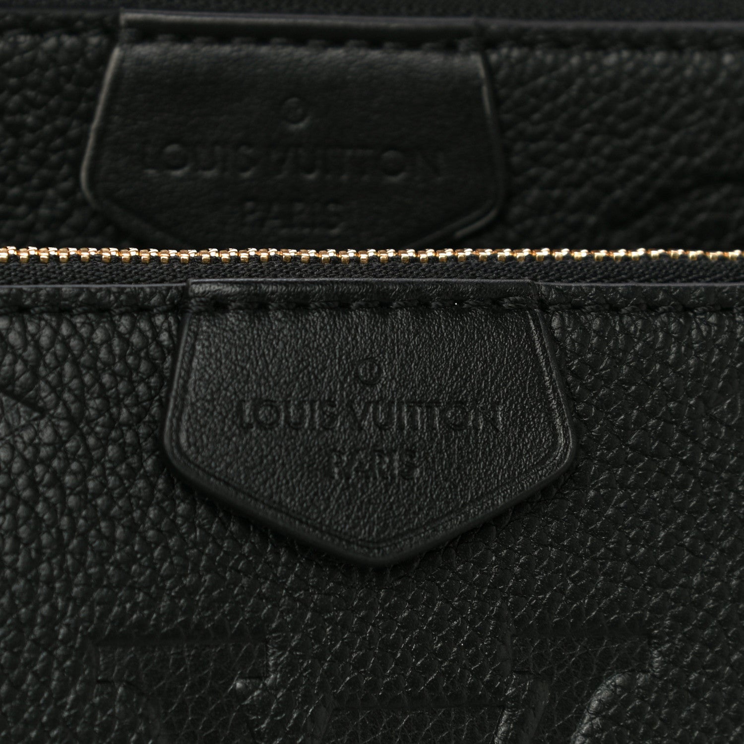 Louis Vuitton Empreinte Monogram Giant Wild At Heart Multi Pochette Accessories Black 8 of 13