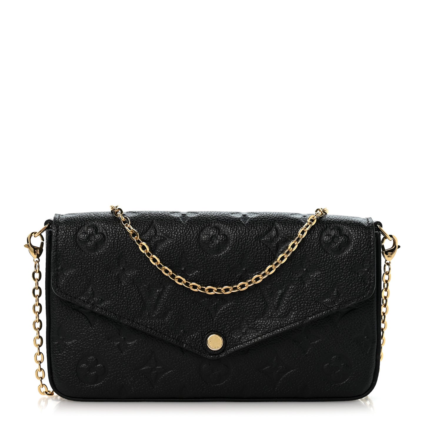 Empreinte Pochette Felicie Chain Wallet Black
