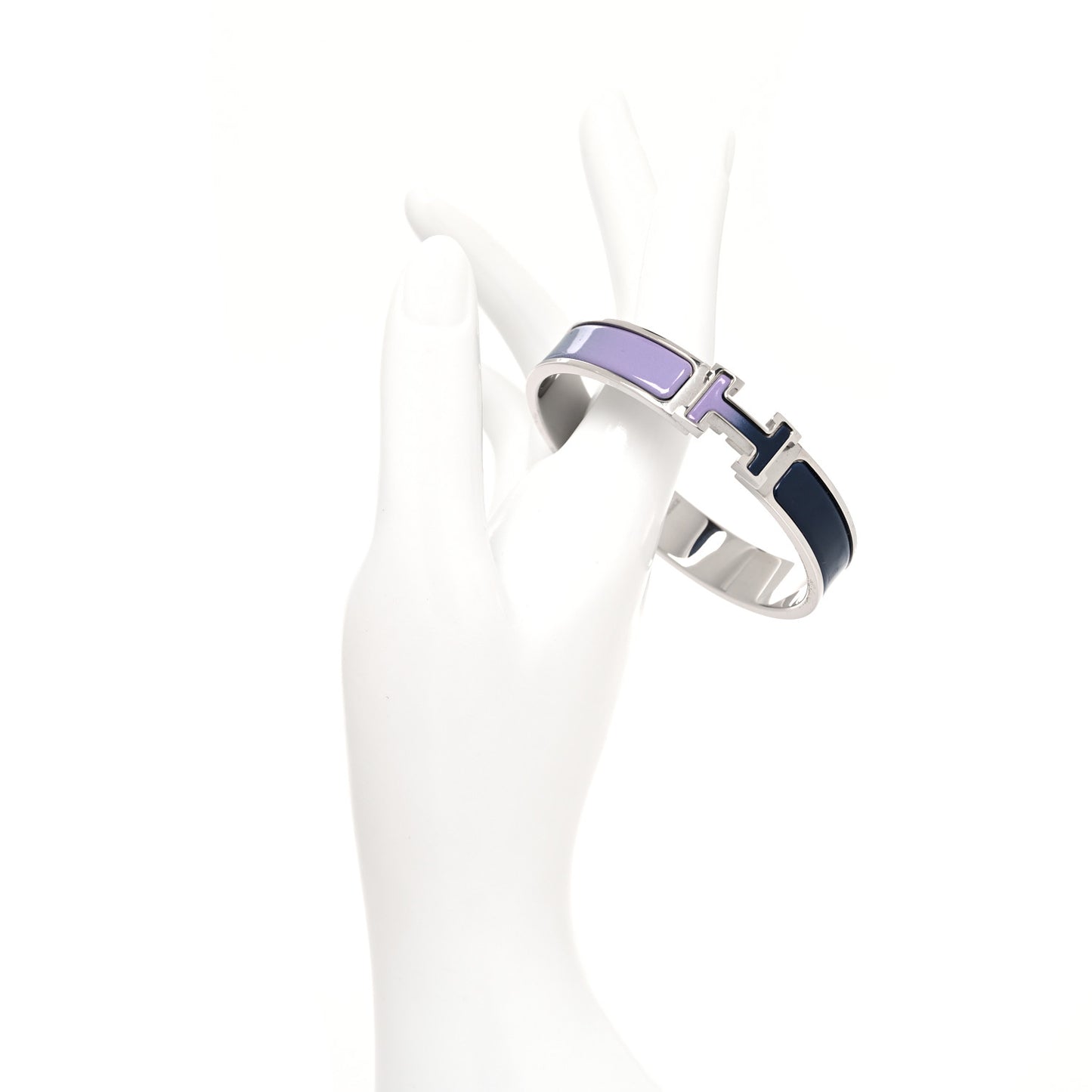 Enamel Fusion Clic H Bracelet PM Lilas Ultramarine