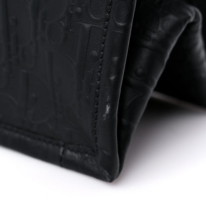 Christian Dior Oblique Calfskin Embossed Large Book Tote Black 12 of 14