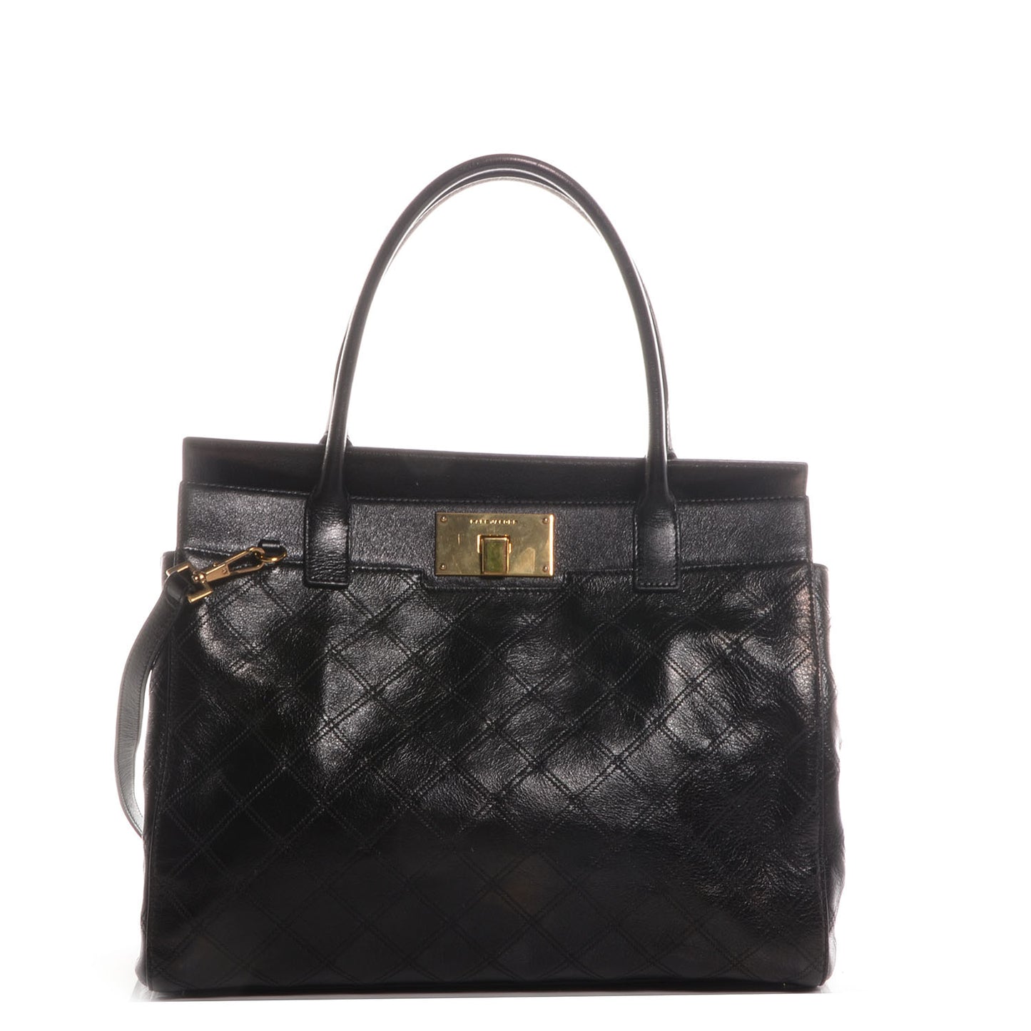 Quilted Baroque Calfskin The Lads Buddy Large Black
