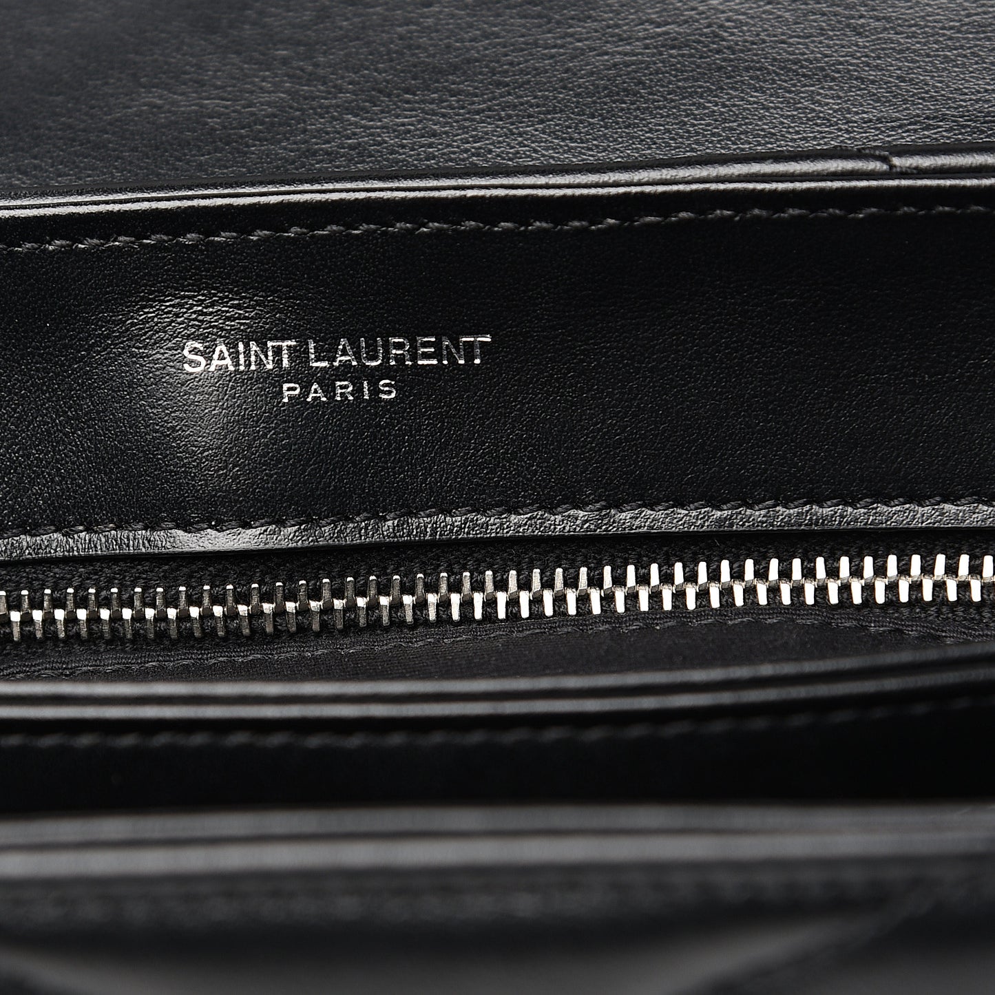 Calfskin Y Quilted Monogram Toy Loulou Crossbody Bag Black