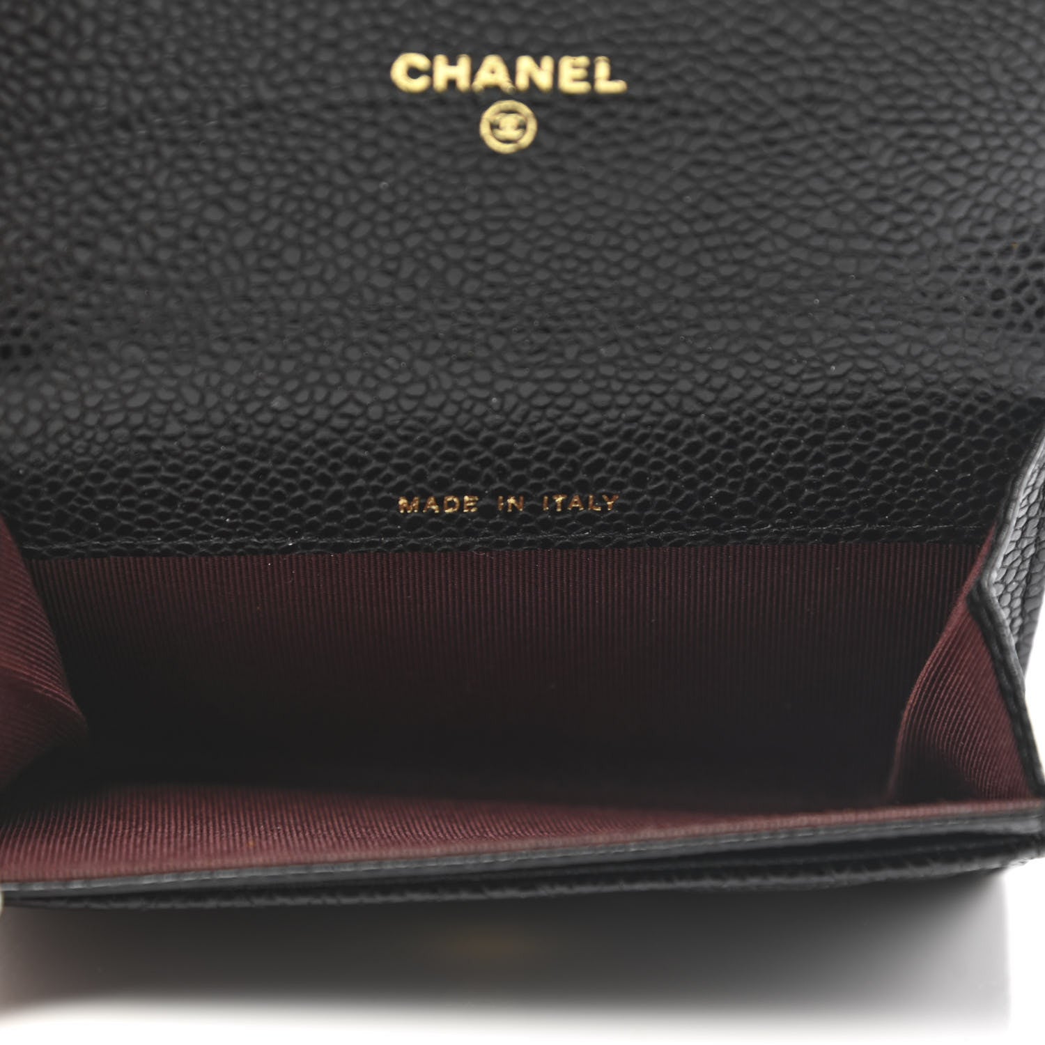 Chanel Caviar Quilted Flap Card Holder Black 5 of 10