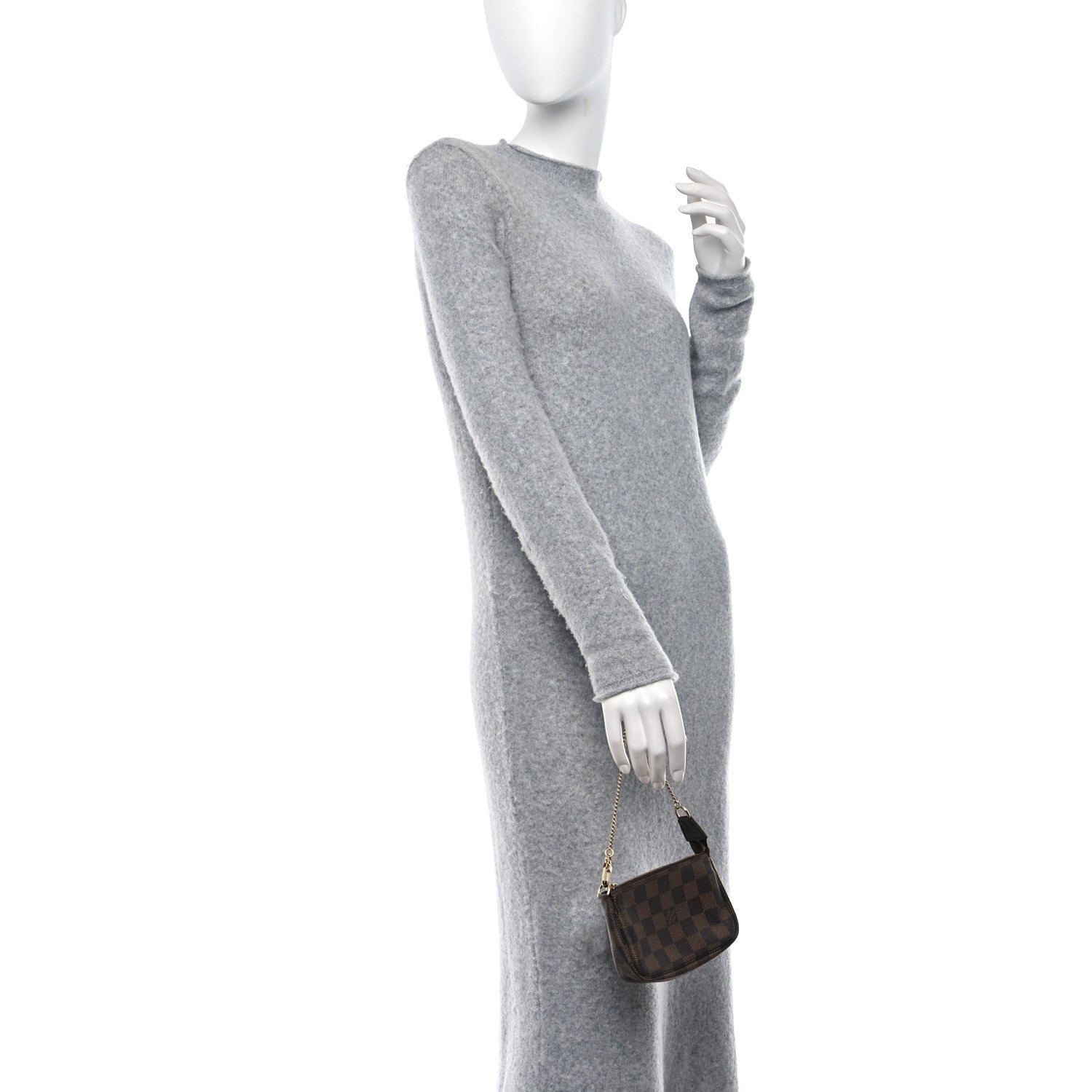 Louis Vuitton LOUIS VUITTON Damier Ebene Mini Pochette Accessories 3 of 8