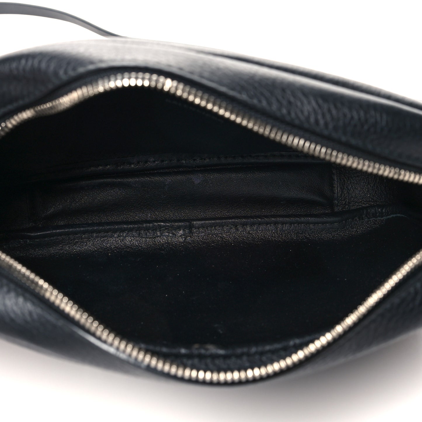 Calfskin Logo S Everyday Camera Bag Black
