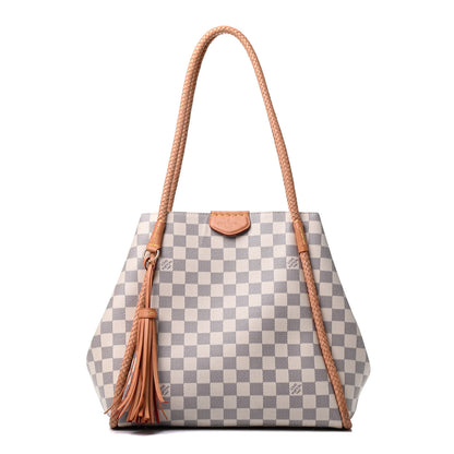 Louis Vuitton Damier Azur Propriano Rose Ballerine 1 of 8