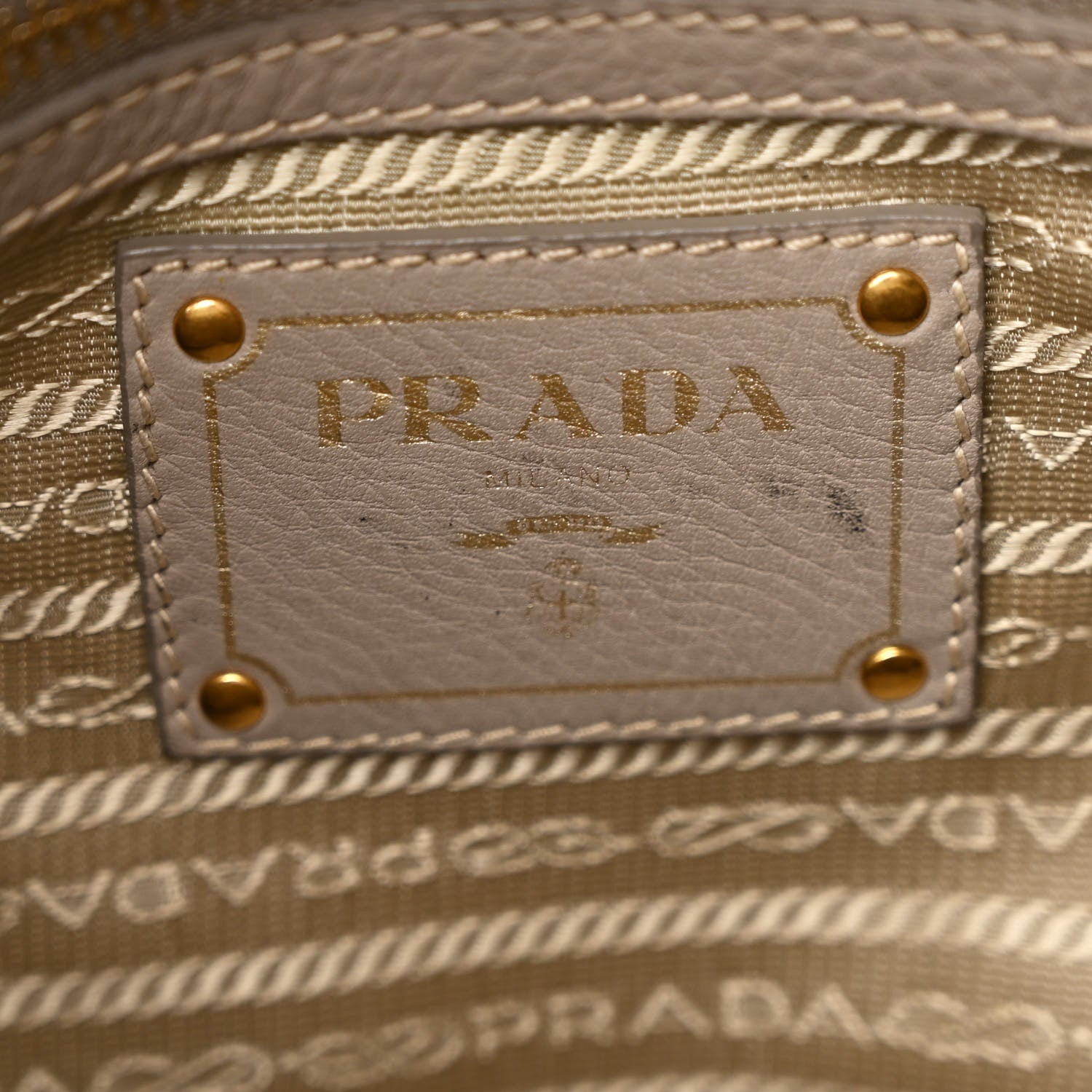 Prada Vitello Daino Tote Pomice 6 of 14