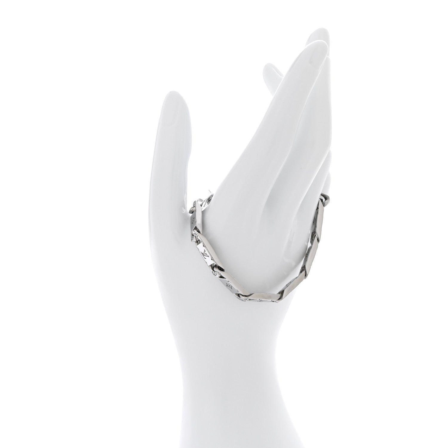 Louis Vuitton Monogram Tied Up Bracelet M Silver 2 of 4