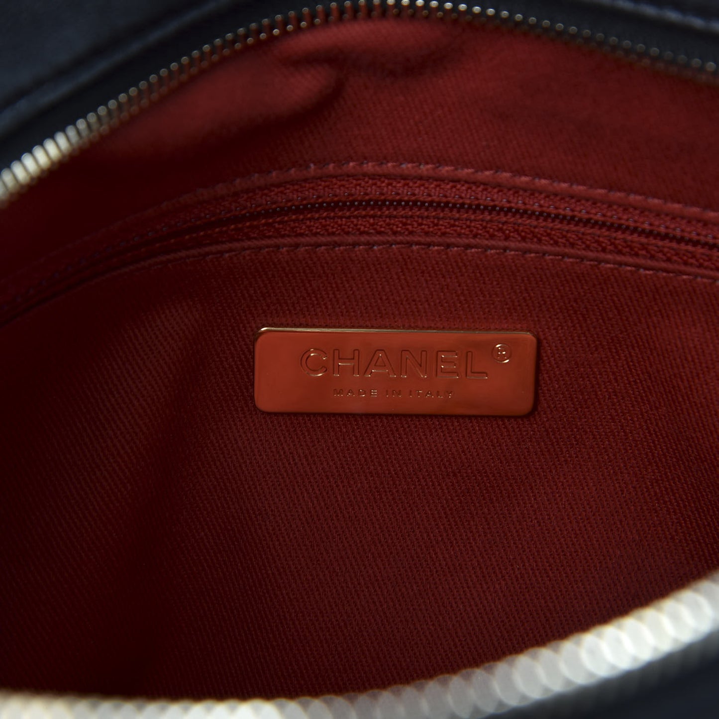 Lambskin Quilted Bowling Bag Black