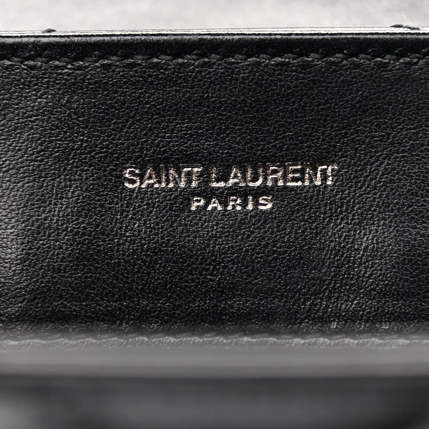 Calfskin Y Quilted Monogram Small Loulou Chain Satchel Black
