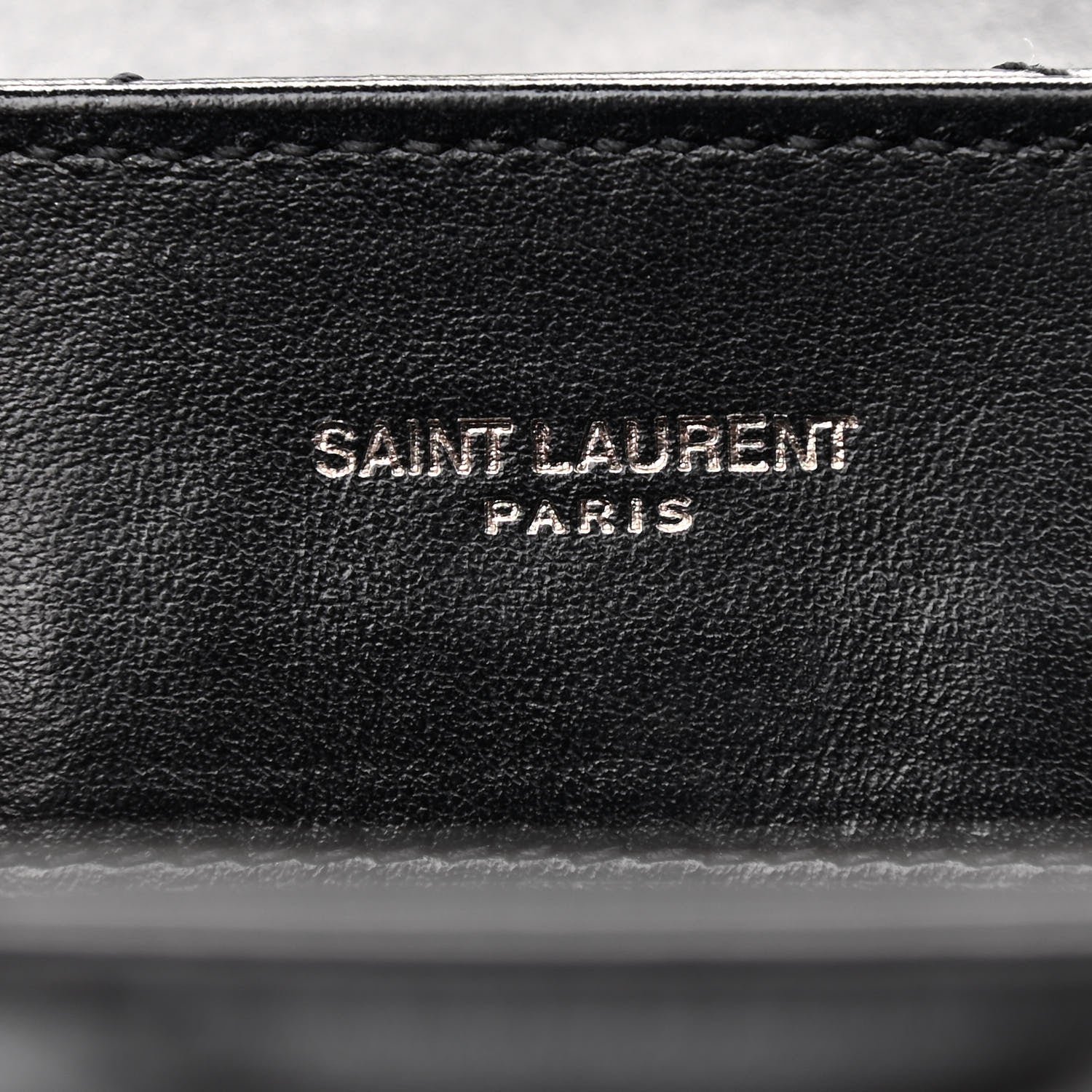Saint Laurent Calfskin Y Quilted Monogram Small Loulou Chain Satchel Black 7 of 11