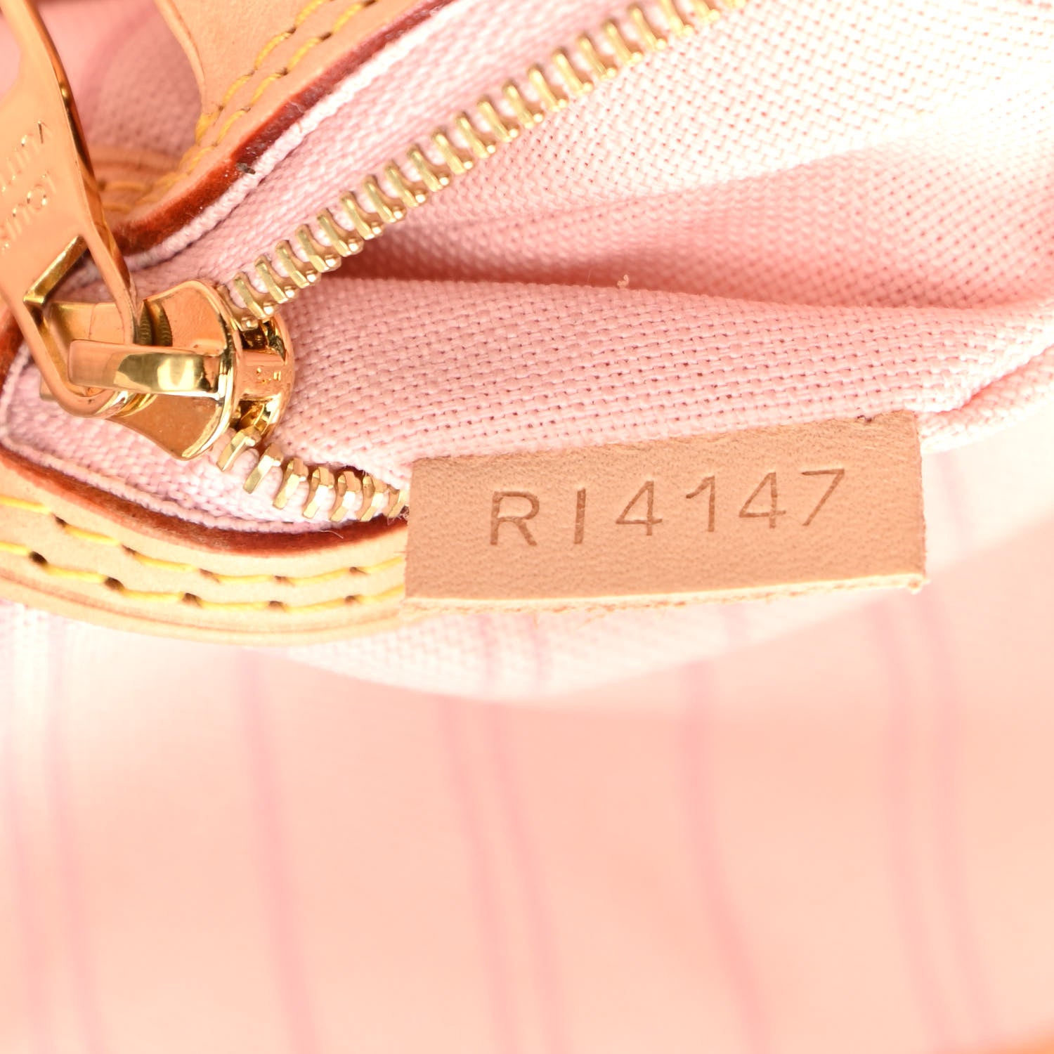 Louis Vuitton Damier Azur Delightful PM Rose Ballerine 7 of 8