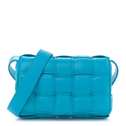Bottega Veneta Nappa Maxi Intreccio Small Padded Cassette Crossbody Bag Pool 1 of 11