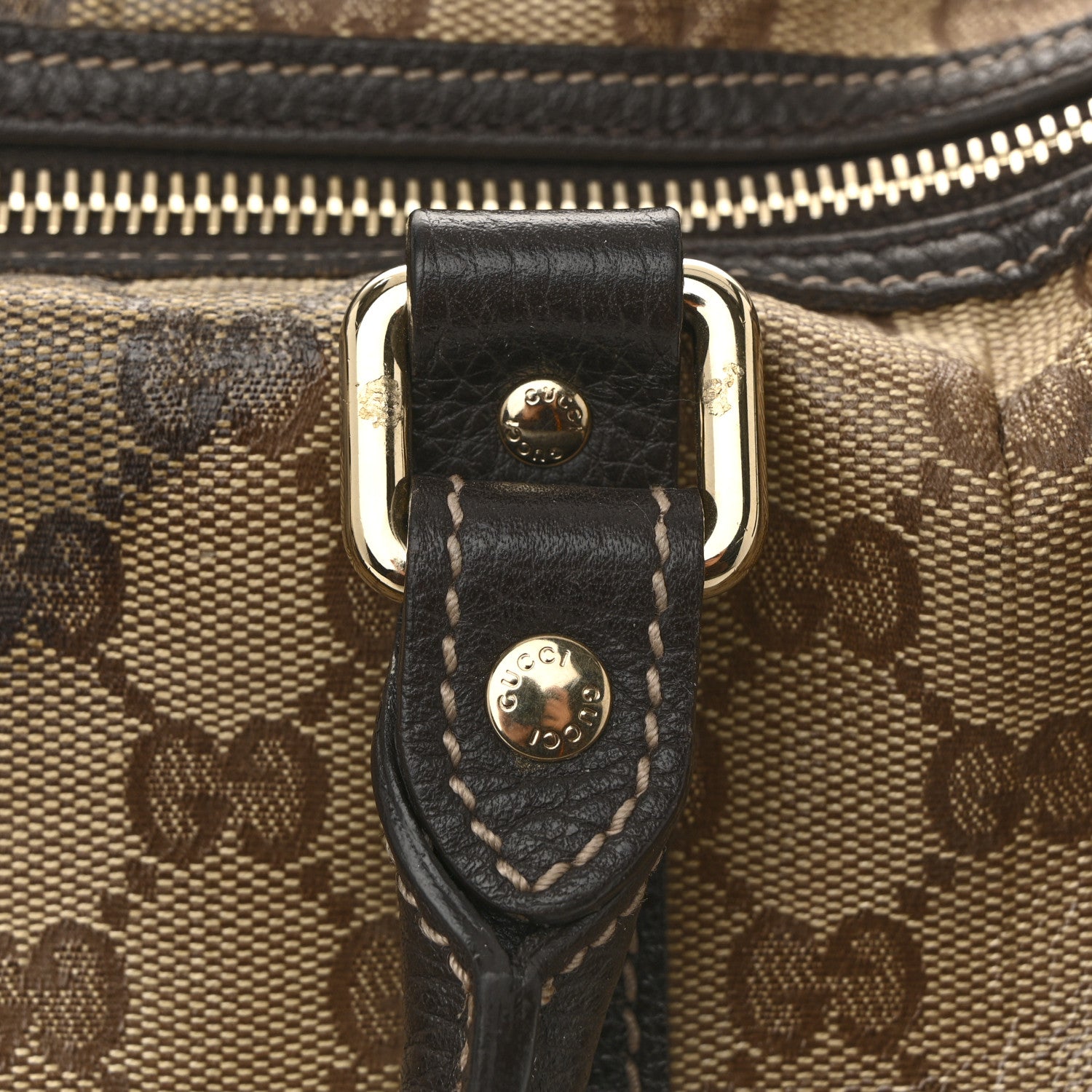 Gucci Crystal Monogram Medium Joy Boston Dark Brown 12 of 15