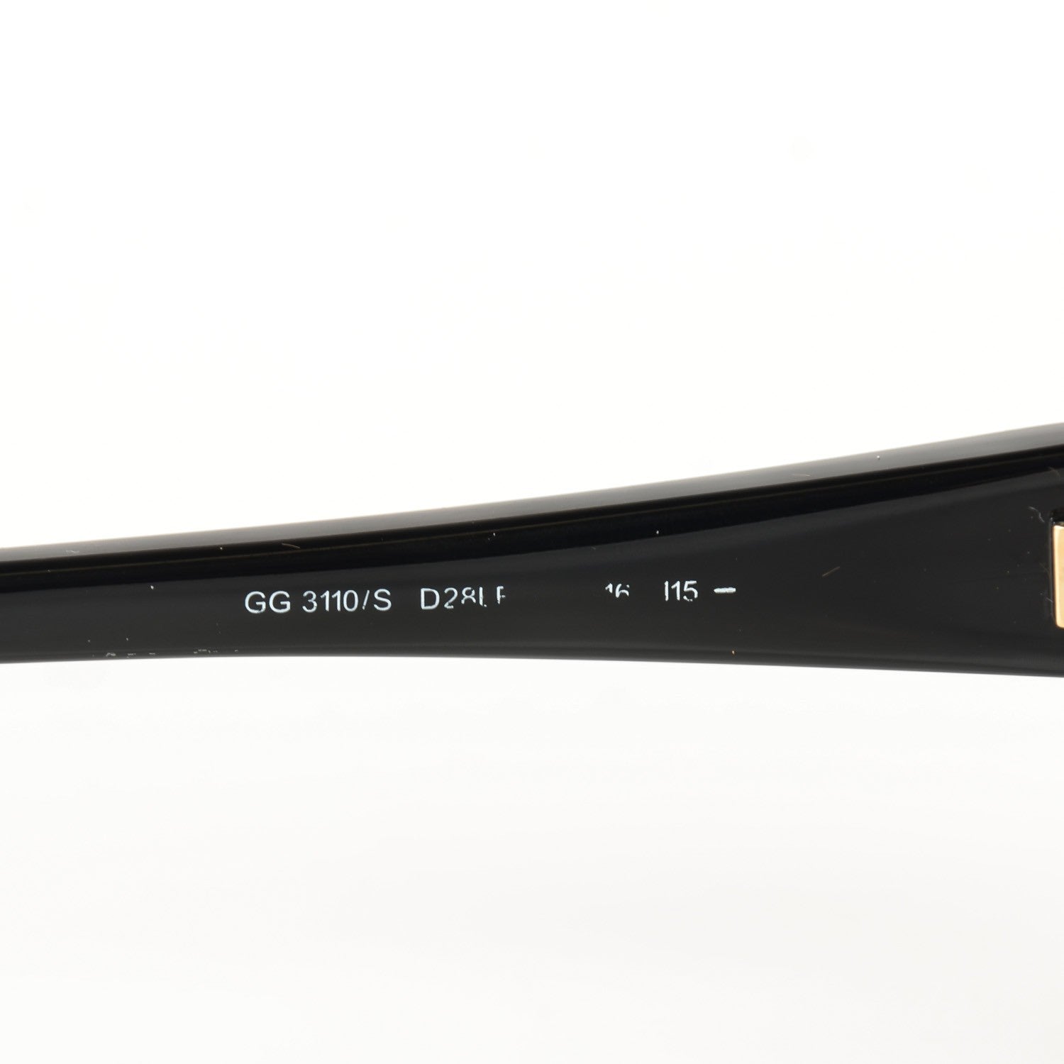 Gucci GG Web Sunglasses 3110/S Black 3 of 4