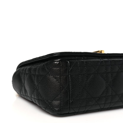 Christian Dior Calfskin Cannage Small Caro Bag Black 9 of 11