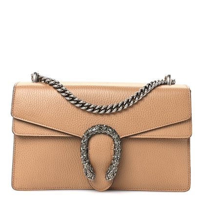 Gucci Dollar Calfskin Crystal Small Dionysus Shoulder Bag Natural Tan Black Diamond 1 of 12