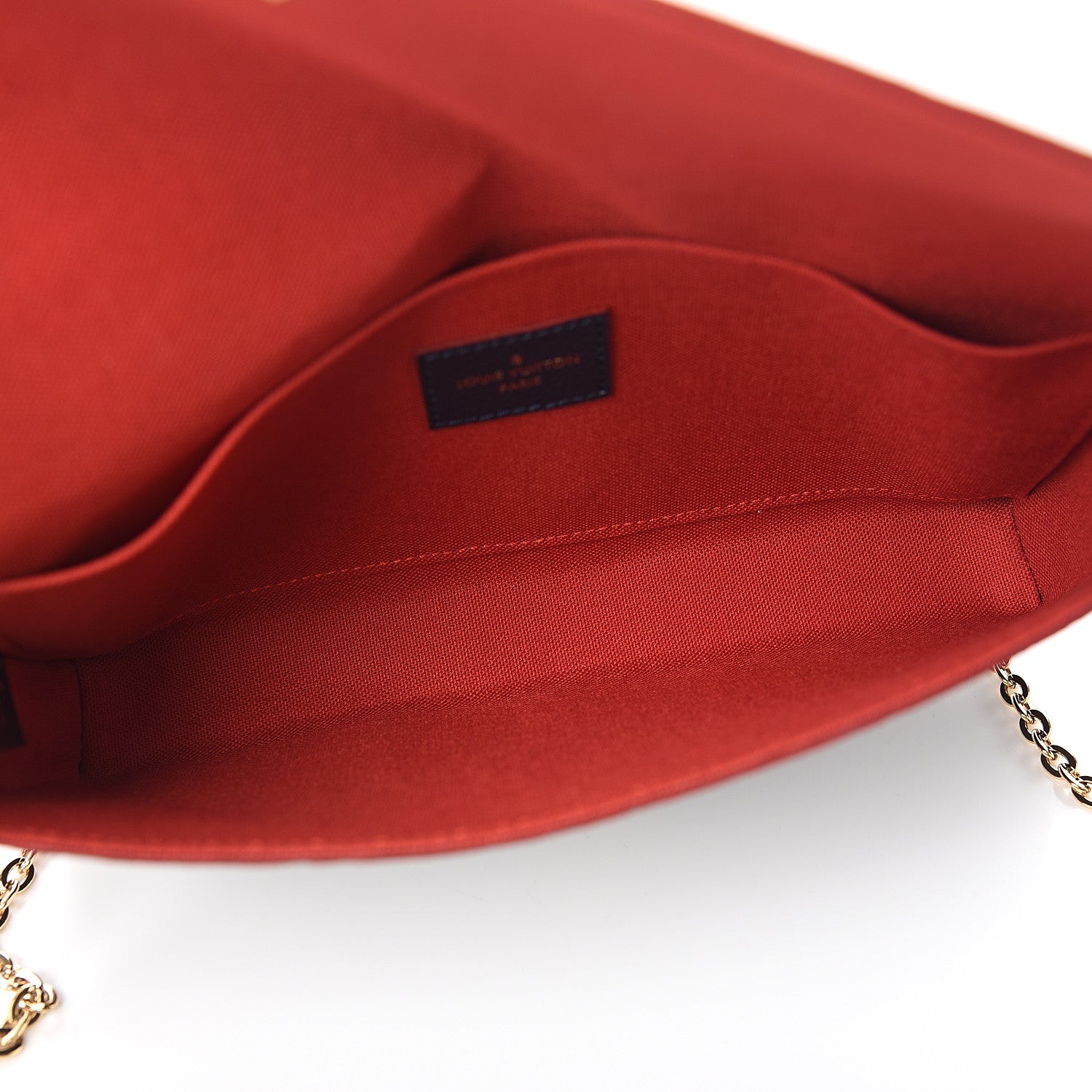 Louis Vuitton Empreinte Pochette Felicie Chain Wallet Marine Rouge 5 of 12