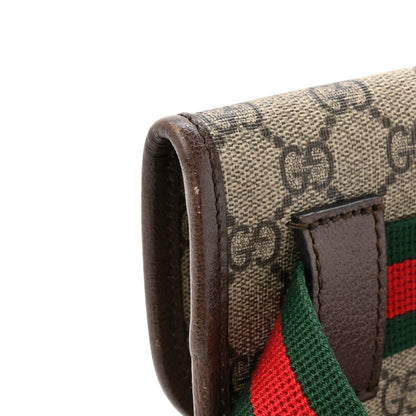 Gucci GG Supreme Monogram Neo Vintage Web Belt Bag Brown 15 of 15
