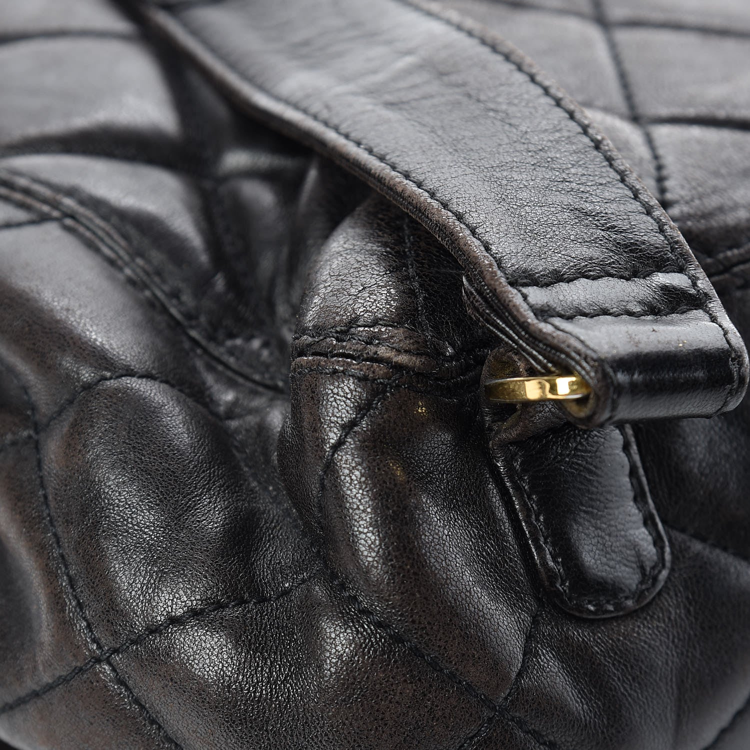 Chanel Lambskin Quilted Backpack Brown 18 of 20