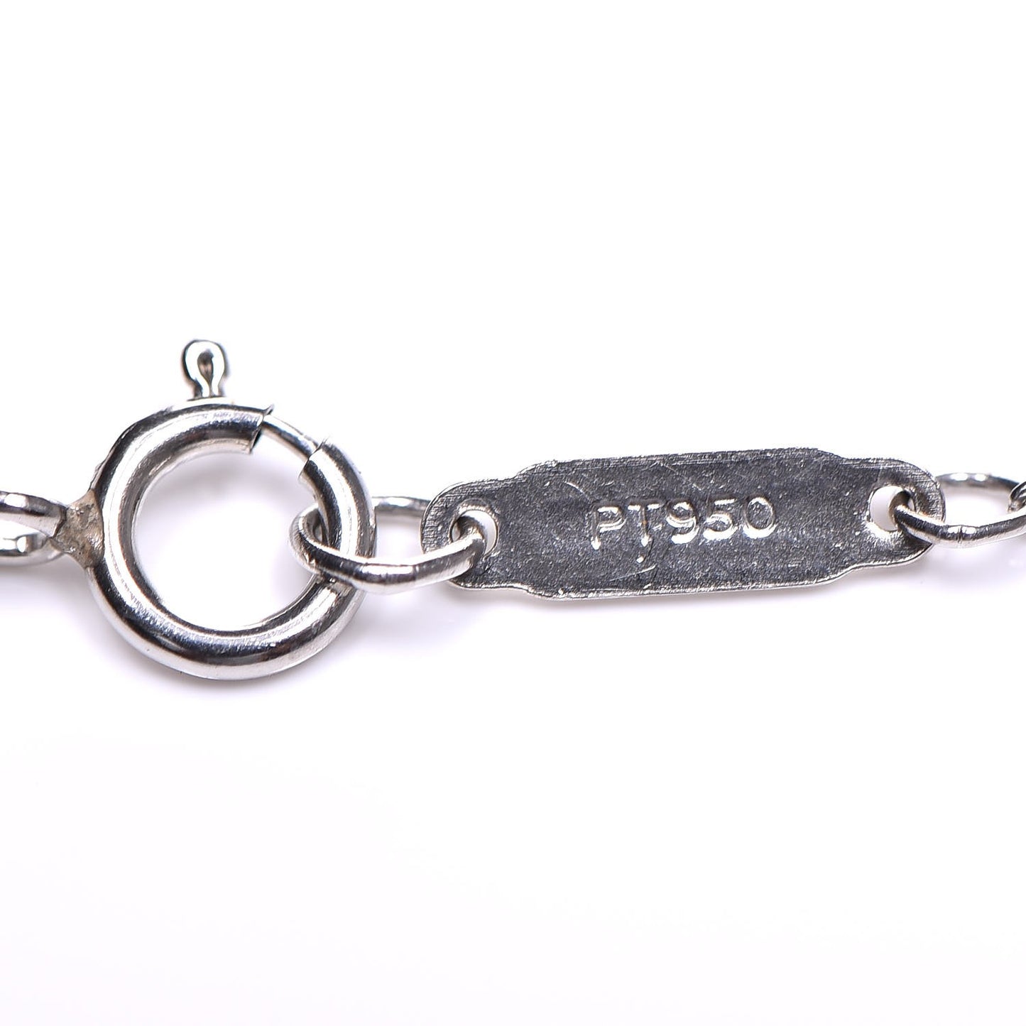 Platinum Diamond Kaleidoscope Key Pendant Necklace