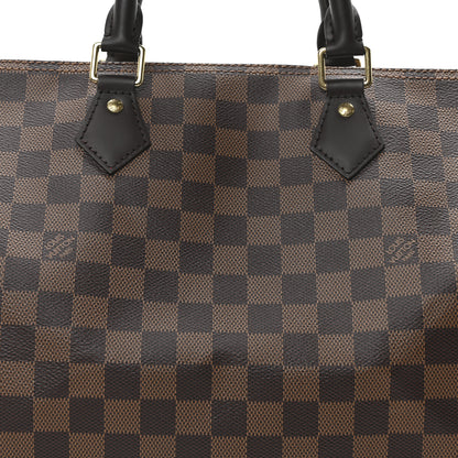 Louis Vuitton Damier Ebene Speedy 35 7 of 9