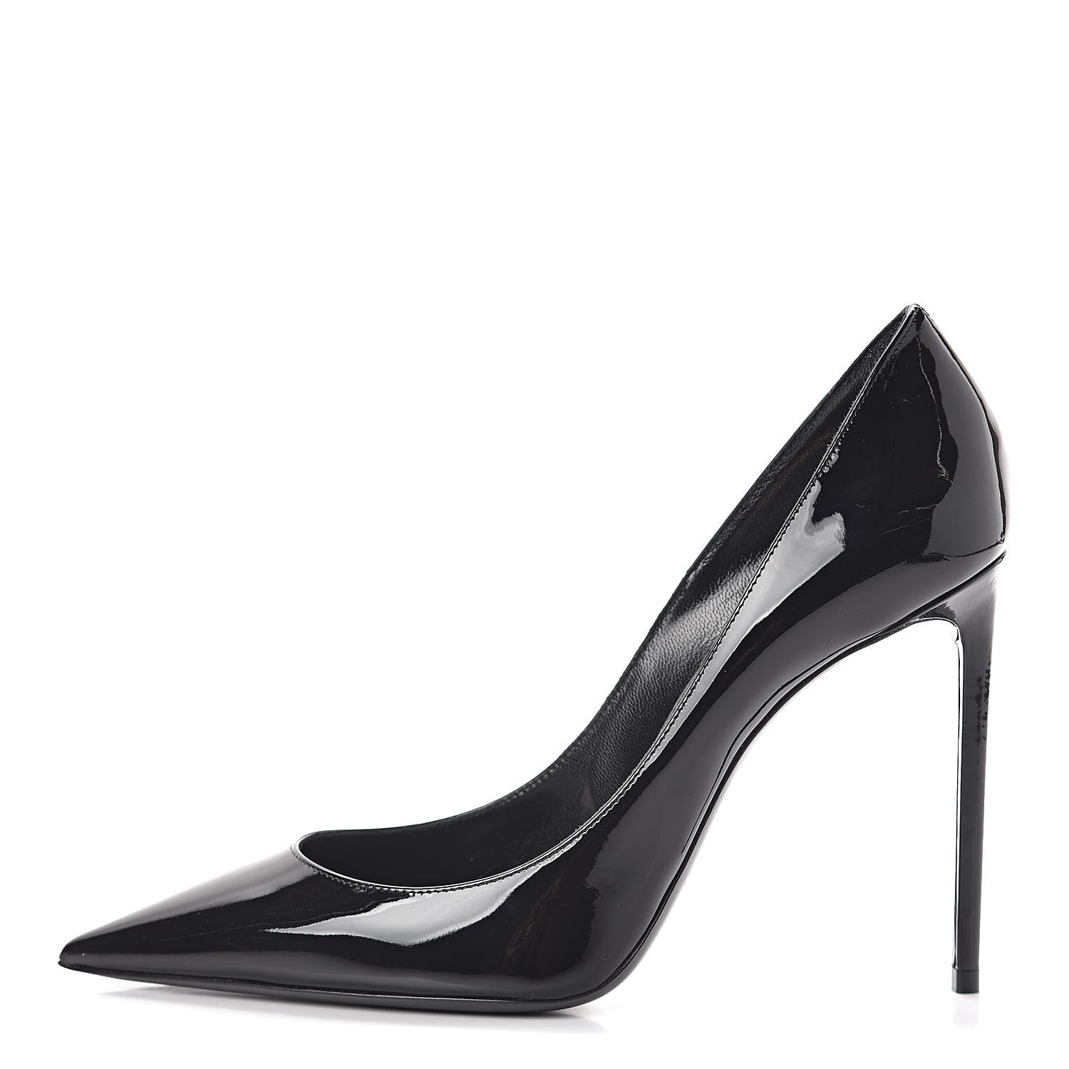 Saint Laurent Patent Calfskin Zoe 105 Pump 39 Black 1 of 8