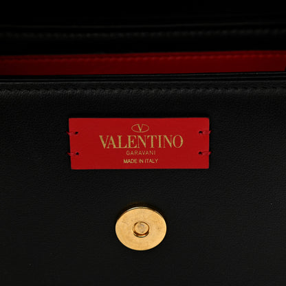 Valentino Garavani Smooth Calfskin Supervee Shoulder Bag Black 6 of 15