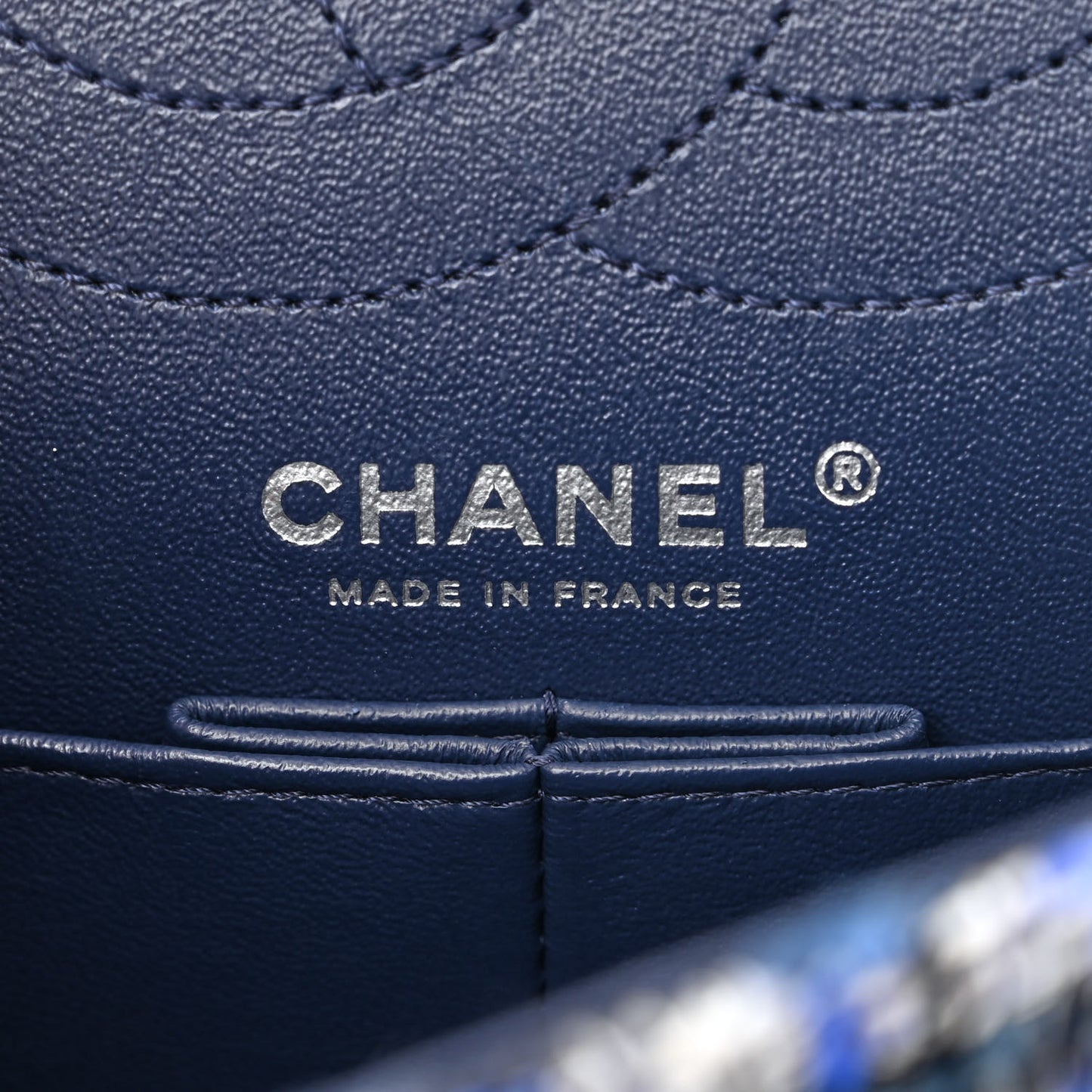 Tweed Quilted 2.55 Reissue 225 Flap Blue