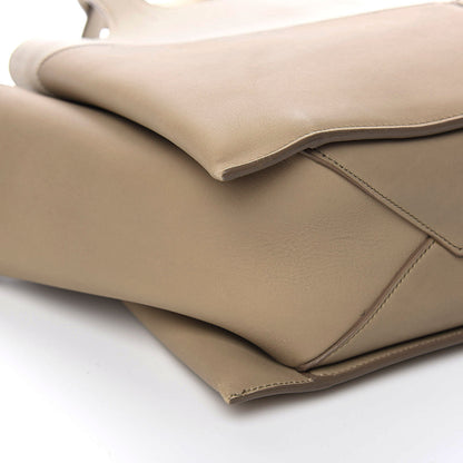 Celine Calfskin Bi-Color Medium Tri-Fold Bag Pale Beige 8 of 10