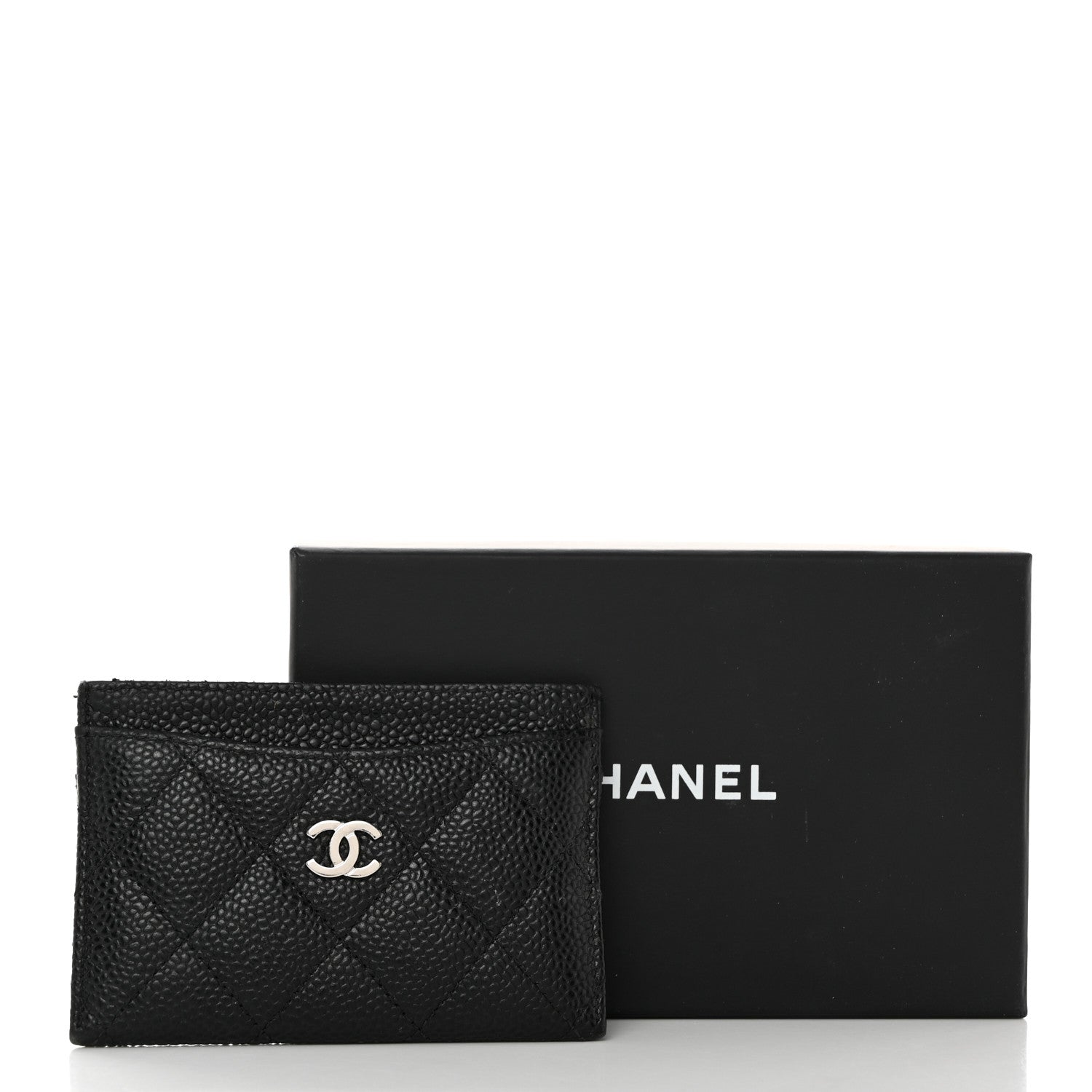 Chanel Caviar Quilted Card Holder Black 9 of 9